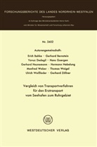 Eric Bahke, Erich Bahke, Gerhar Bernstein, Gerhard Bernstein, Yavuz Dedegil, Yavuz u a Dedegil... - Vergleich von Transportverfahren für den Erztransport vom Seehafen zum Ruhrgebiet