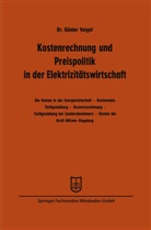 Günter Veigel - Kostenrechnung und Preispolitik in der Elektrizitätswirtschaft