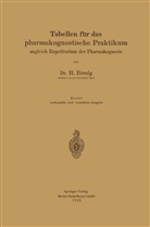 Heinrich Zörnig - Tabellen für das pharmakognostische Praktikum