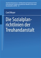 Cord Meyer - Die Sozialplanrichtlinien der Treuhandanstalt