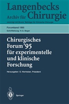 H. G. Beger, H.G. Beger, W. Hartel, W Hartel et al, G. Hierholzer, Seifert... - Chirurgisches Forum '95 für experimentelle und klinische Forschung