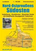 Dirk Bloch - Landkarte Nord-Ostpreußens Südosten, 1:100.000