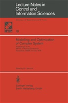 I Marchuk, G I Marchuk, G. I. Marchuk, G.i. Marchuk, Guri I. Marchuk - Modelling and Optimization of Complex System