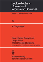 M Vidyasagar, M. Vidyasagar - Input-Output Analysis of Large-Scale Interconnected Systems