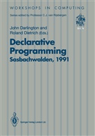 Joh Darlington, John Darlington, Dietrich, Dietrich, Roland Dietrich - Declarative Programming, Sasbachwalden 1991