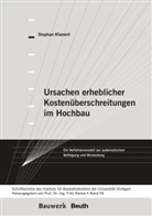 Stephan Klamert, Frit Berner, Fritz Berner - Ursachen erheblicher Kostenüberschreitungen im Hochbau