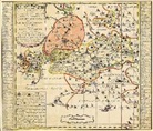 Peter Schenk, Peter (der Jüngere) Schenk - Historische Karte: Amt Langensalza, Erbschaft Treffurt, Vogtei Dorla, Amt Ebeleben, Stadt Mühlhausen 1757