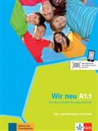 Eva-Maria Jenkins-Krumm, Giorgi Motta, Giorgio Motta - Wir - Grundkurs Deutsch für junge Lerner, Neuausgabe - A1.1: Lehr- und Arbeitsbuch mit Audio-CD