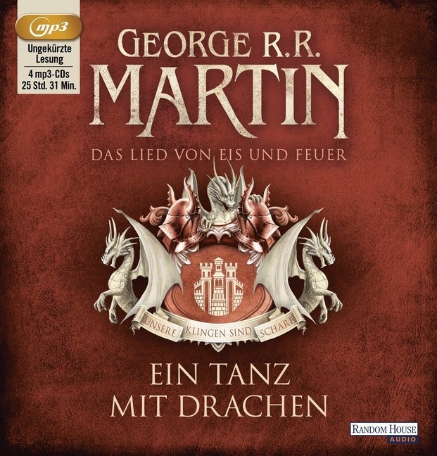 George R R Martin, George R. R. Martin, Reinhard Kuhnert - Das Lied von Eis und Feuer - Ein Tanz mit Drachen, 4 Audio-CD, 4 MP3 (Audio book) - Ein Tanz mit Drachen