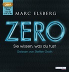 Marc Elsberg, Steffen Groth - ZERO - Sie wissen, was du tust, 2 Audio-CD, 2 MP3 (Audiolibro)