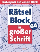 Eberhard Krüger - Rätselblock in großer Schrift. Bd.64