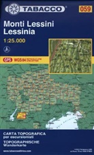 Tabacco Editrice Wanderkarten: Tabacco topographische Wanderkarte Monti Lessini, Lessinia