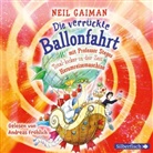 Neil Gaiman, Andreas Fröhlich, Levi Schultze, Amélie Versch - Die verrückte Ballonfahrt mit Professor Stegos Total-locker-in-der-Zeit-Herumreisemaschine, 1 Audio-CD (Hörbuch)
