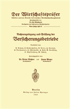 Beham, B Beham, B. Beham, Closterhalfen, C Closterhalfen, C. Closterhalfen... - Rechnungslegung und Prüfung der Versicherungsbetriebe
