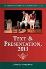 Graley (EDT) Herren, Graley Herren - Text & Presentation, 2013