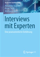 Alexande Bogner, Alexander Bogner, Beat Littig, Beate Littig, Wolfgang Menz - Interviews mit Experten