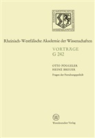 Otto P¿ggeler, Otto Pöggeler - Fragen der Forschungspolitik