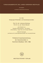 Johannes Weinberg - Politische Erwachsenenbildung der Gewerkschaften in Nordrhein-Westfalen 1976 - 1980