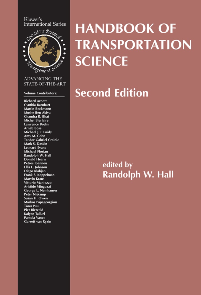Randolp Hall, Randolph Hall - Handbook of Transportation Science
