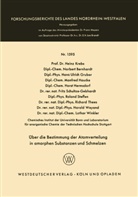 Heinz Krebs - Über die Bestimmung der Atomverteilung in amorphen Substanzen und Schmelzen