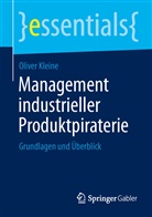 Oliver Kleine - Management industrieller Produktpiraterie
