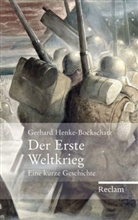 Henke-Bockschatz, Gerhard Henke-Bockschatz - Der Erste Weltkrieg