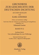 Goedeke, Goedeke, Karl Goedeke, Edmun Goetze, Edmund Goetze - Karl Goedeke. Grundriss zur Geschichte der deutsch - Band IV/2: Sechstes Buch: Vom siebenjährigen bis zum Weltkriege