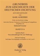 Goedeke, Goedeke, Karl Goedeke, Edmun Goetze, Edmund Goetze - Karl Goedeke. Grundriss zur Geschichte der deutsch - Band IV/4: Sechstes Buch: Vom siebenjährigen bis zum Weltkriege