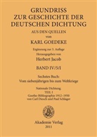 Goedeke, Goedeke, Kar Goedeke, Karl Goedeke, Jacob, Herber Jacob... - Karl Goedeke. Grundriss zur Geschichte der deutsch - Band IV/5: Sechstes Buch: Vom siebenjährigen bis zum Weltkriege, 3 Teile