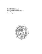 Gunnar Englund - Hammerdals/Gåxsjö Historia Del 1
