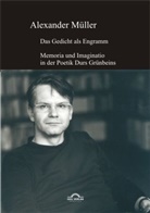 Müller Alexander, Alexander Müller - Das Gedicht als Engramm