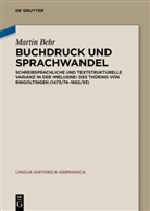 Martin Behr - Buchdruck und Sprachwandel