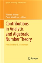 Valenti Blomer, Valentin Blomer, Preda Mih ilescu, Mihailescu, Mihailescu, Preda Mihailescu... - Contributions in Analytic and Algebraic Number Theory