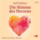 Safi Nidiaye, Sabine Wandelt-Voigt - Die Stimme des Herzens, 4 Audio-CDs (Audiolibro)