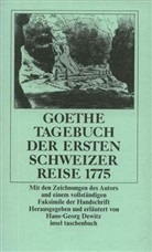 Johann Wolfgang Von Goethe - Tagebuch der ersten Schweizer Reise 1775