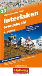 Hallwag Kümmerly+Frey AG, Hallwa Kümmerly+Frey AG, Hallwag Kümmerly+Frey AG - Hallwag Outdoor Map: Hallwag Mountainbike-Karte 23 Interlaken 1:50.000