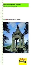 Geobasisdaten: Land NRW, Geobasisdaten Land NRW, Geobasisdaten: Land NRW - GeoMap Karten: Bad Oeynhausen, Bad Salzuflen Wanderkarte 1:35 000