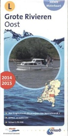 ANWB Waterkaart: ANWB Waterkaart Grote Rivieren Oost 2014/2015