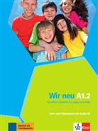 Eva-Maria Jenkins-Krumm, Giorgi Motta, Giorgio Motta - Wir - Grundkurs Deutsch für junge Lerner, Neuausgabe - A1.2: Lehr- und Arbeitsbuch mit Audio-CD