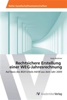 Katja Brückner - Rechtsichere Erstellung einer WEG-Jahresrechnung