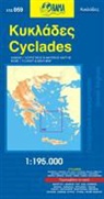 Cyclades 1 : 195 000