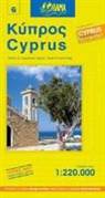 Cyprus Yellow Map 1 : 220 000