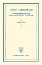 Bernhard Rost - Die Wert- und Preistheorie