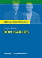 Rüdiger Bernhardt, Friedrich Schiller, Friedrich von Schiller - Friedrich Schiller 'Don Karlos'
