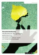 Riccardo Bonfranchi - Studienbuch der geistigen Behinderung
