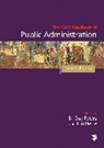 B Guy Peters &amp; Jon Pierre, B. Guy Peters, B. Guy Pierre Peters, Jon Pierre, B Guy Peters, B. Guy Peters... - Sage Handbook of Public Administration