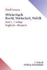 Clara-Erika Dietl, Dieter Lorenz, Egon Lorenz - Wörterbuch Recht, Wirtschaft, Politik 01. Englisch-Deutsch