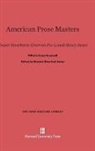 William Crary Brownell, Howard Mumford Jones - American Prose Masters