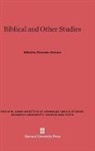 Alexander Altmann - Biblical and Other Studies