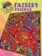 Books Coloring, Marty Noble - 3-D Coloring Book - Paisley Designs
